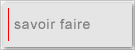 Savoir Faire