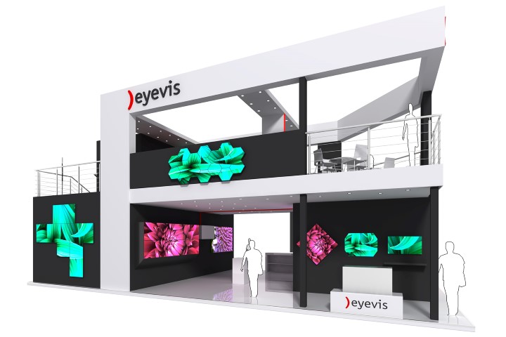 eyevis standdesign ise 2015