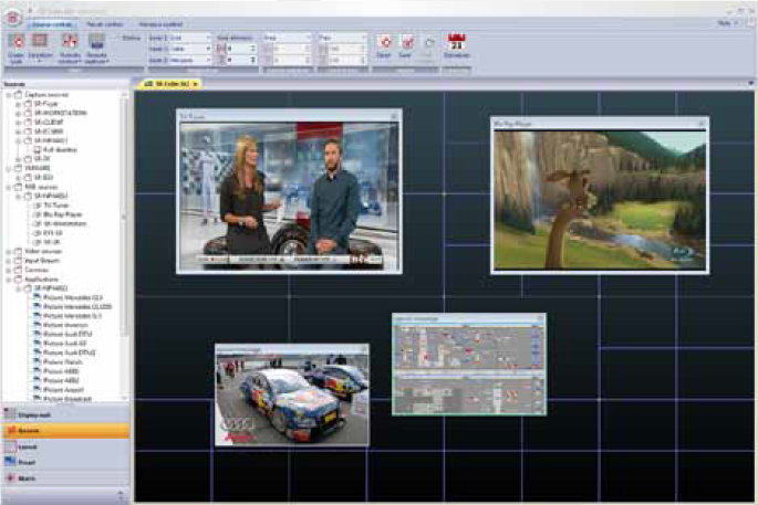 eyecontrol, logiciel de gestion de murs d'images