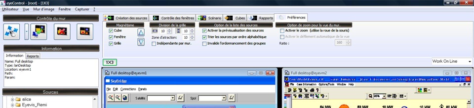 logiciel de gestion de mur d'image